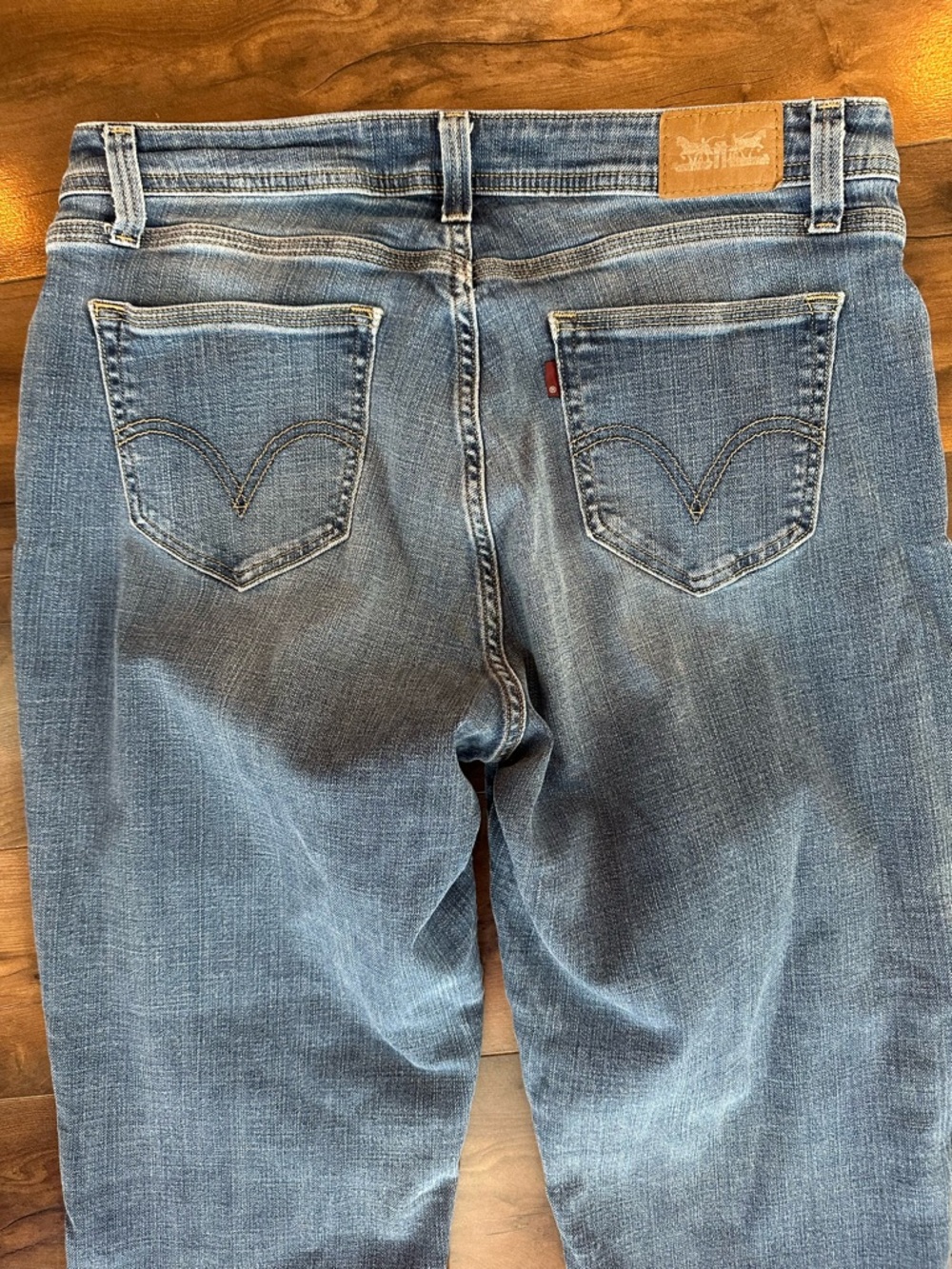 Levi’s 529 Curvy Bootcut Jeans Womens 12L Medium Wash Stretch Denim - Picture 5 of 8